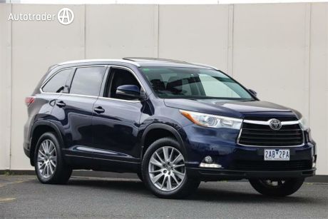 Blue 2014 Toyota Kluger Wagon Grande (4X4)