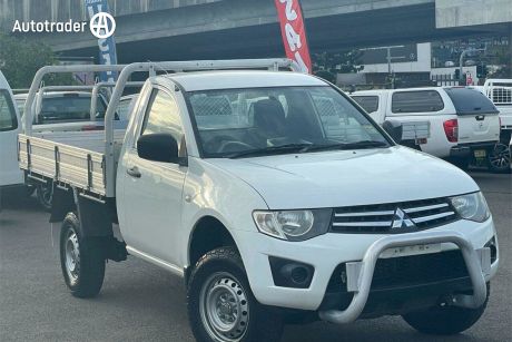 White 2015 Mitsubishi Triton Cab Chassis GLX