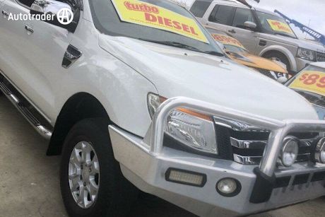 White 2012 Ford Ranger Dual Cab Utility XLT 3.2 (4X4)