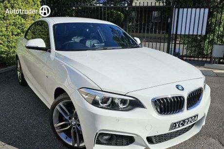 White 2017 BMW 220I Coupe M-Sport