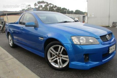 Blue 2009 Holden Commodore Utility SV6