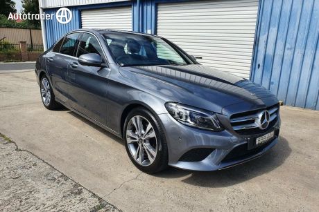 Grey 2018 Mercedes-Benz C200 Sedan