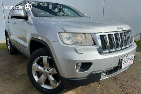 Silver 2012 Jeep Grand Cherokee Wagon Overland (4X4)