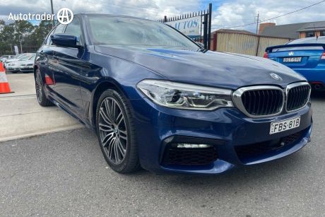 Blue 2018 BMW 530D Sedan M-Sport