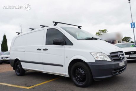 White 2014 Mercedes-Benz Vito Van 116CDI SWB