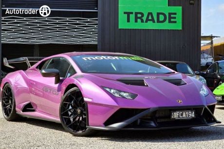 Purple 2022 Lamborghini Huracan Coupe STO