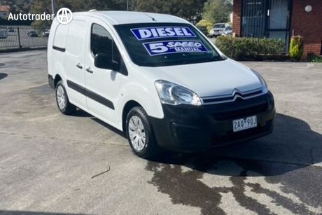White 2016 Citroen Berlingo Van 1.6 HDI Long