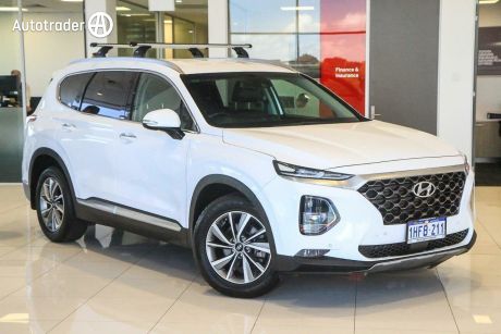 White 2020 Hyundai Santa FE Wagon Elite MPI (2WD)