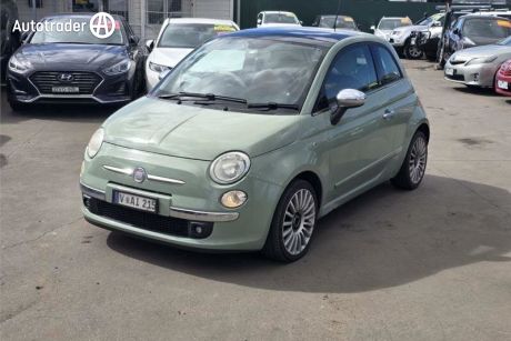 Green 2008 Fiat 500 Hatchback POP