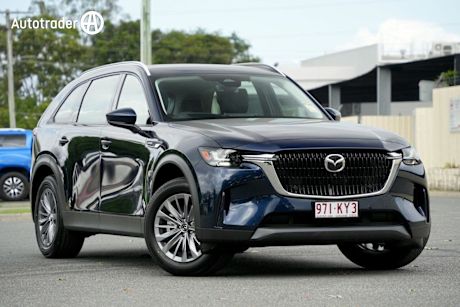 Blue 2024 Mazda CX-90 Wagon G50E Touring Mhev