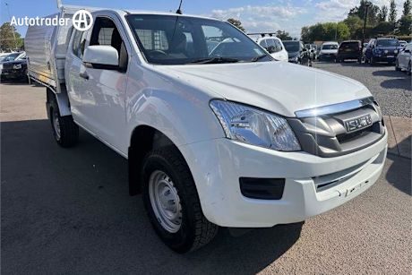 White 2016 Isuzu D-MAX Space Cab Utility SX HI-Ride (4X2)