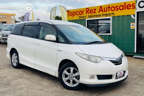 White 2007 Toyota Estima Wagon