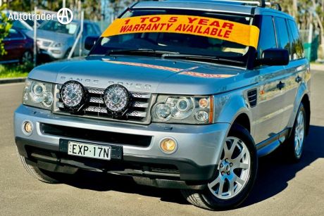 Silver 2008 Land Rover Range Rover Sport Wagon Sport 3.6L TDV8 Turbo Diesel Luxury 4x4 SUV