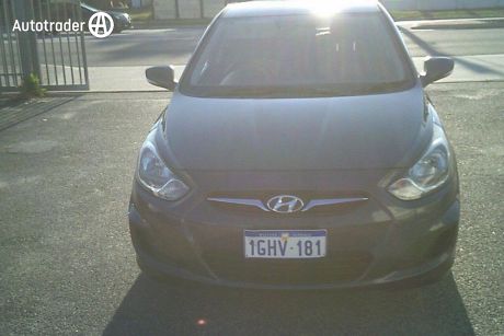 Grey 2012 Hyundai Accent Hatch