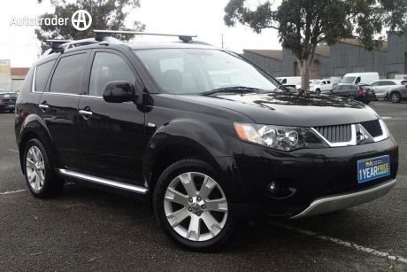 Black 2009 Mitsubishi Outlander Wagon VR-X Luxury (7 Seat)