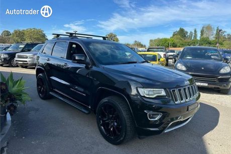Black 2016 Jeep Grand Cherokee Wagon Overland (4X4)