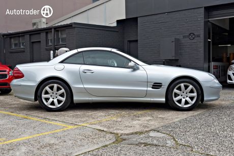 Silver 2004 Mercedes-Benz SL-Class Coupe SL350