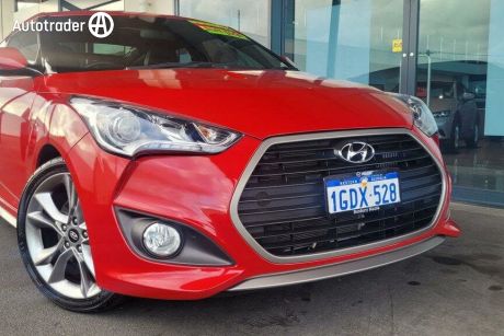 Red 2016 Hyundai Veloster Coupe SR Turbo