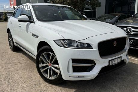 White 2017 Jaguar F-Pace Wagon 30D R-Sport AWD