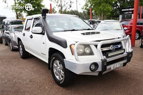 White 2009 Holden Colorado Crew Cab Pickup LX (4X2)