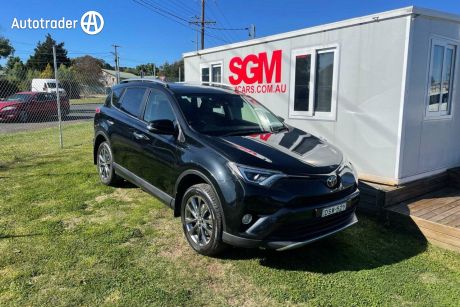 Black 2017 Toyota RAV4 Wagon ASA44R Cruiser Wagon 5dr Spts Auto 6sp AWD 2.5i