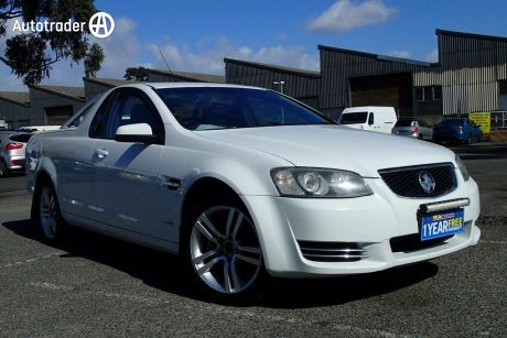 White 2012 Holden Commodore Utility Omega (lpg)