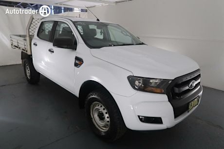 White 2017 Ford Ranger Crew Cab Chassis XL 3.2 (4X4)