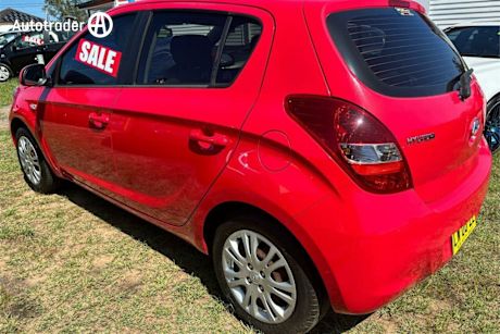 Red 2011 Hyundai I20 Hatchback Active