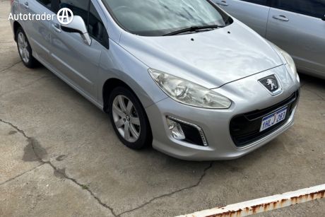 Silver 2012 Peugeot 308 Hatchback Active Turbo