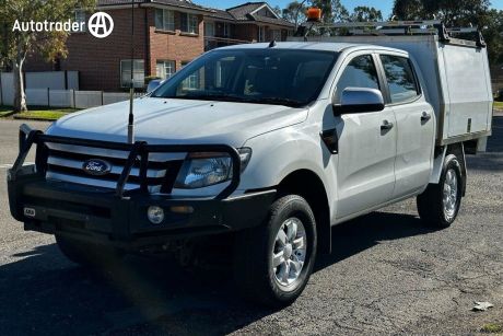 White 2014 Ford Ranger Dual Cab Utility XLS (4X4)