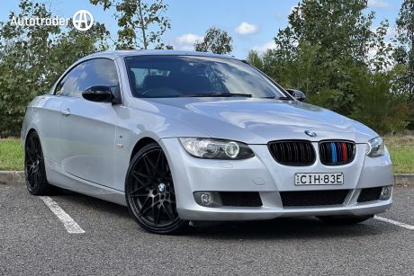 Silver 2008 BMW 335I Convertible