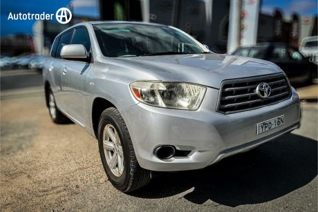 Silver 2010 Toyota Kluger Wagon KX-R (fwd) 7 Seat