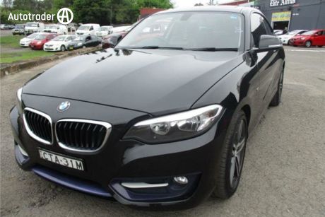 Black 2014 BMW 220I Coupe