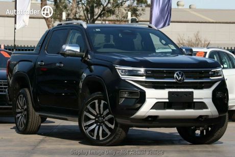 Black 2024 Volkswagen Amarok Dual Cab Utility Aventura TSI452 4Motion