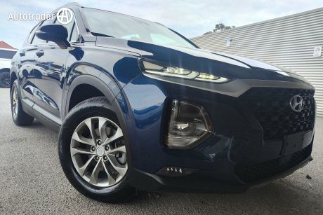 Blue 2020 Hyundai Santa FE Wagon Active Crdi (awd)