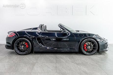 Black 2016 Porsche Boxster Cabriolet Spyder