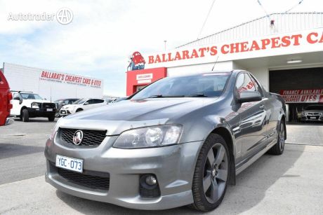 Grey 2011 Holden Commodore Utility SV6 Thunder