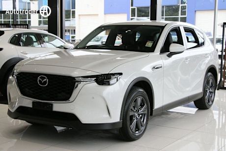 White 2024 Mazda CX-60 Wagon D50E Evolve Hybrid