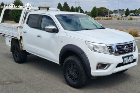 White 2015 Nissan Navara Double Cab Utility RX (4X4)