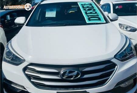 White 2018 Hyundai Santa FE Wagon Active Crdi (4X4)