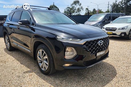Black 2018 Hyundai Santa FE Wagon Elite Crdi (4X4)