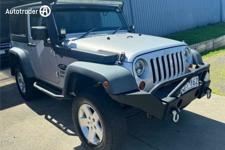Silver 2011 Jeep Wrangler Convertible Sport