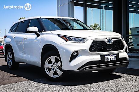 White 2023 Toyota Kluger Wagon GX Hybrid AWD