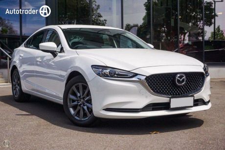White 2024 Mazda 6 Sedan G25 Sport