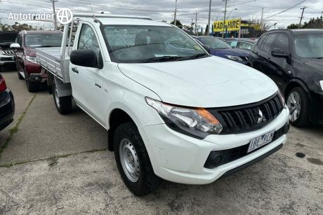 White 2016 Mitsubishi Triton Cab Chassis GLX
