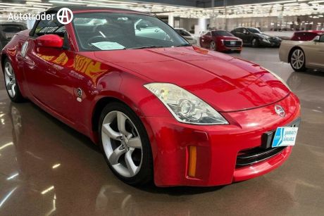 Red 2006 Nissan 350Z Convertible Roadster Touring