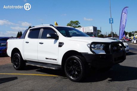 White 2019 Ford Ranger Double Cab Pick Up Wildtrak 2.0 (4X4)