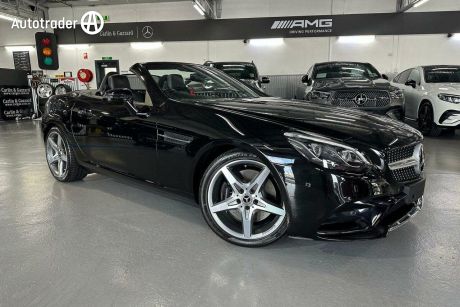 Black 2017 Mercedes-Benz SLC200 Roadster