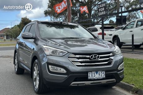 Grey 2013 Hyundai Santa FE Wagon Highlander Crdi (4X4)