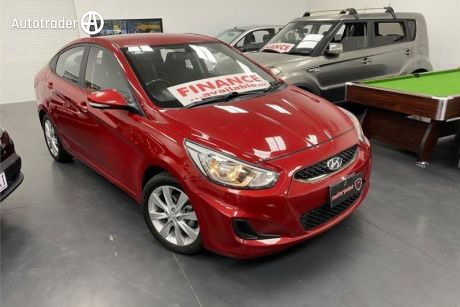 Red 2019 Hyundai Accent Sedan Sport